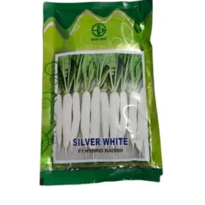 Sliver White Kaveri Radish Seeds- Palak Patta